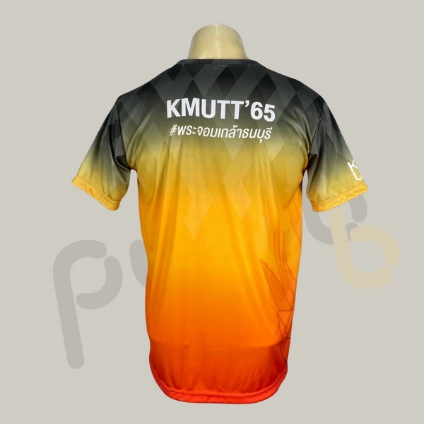 เสื้อกีฬามหาวิทยาลัย พระจอมเกล้าธนบุรี พิมพ์ลาย งาน Sublimation