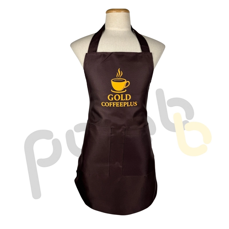 ผ้ากันเปื้อนผ้าโซล่อน สำหรับร้านกาแฟและบาริสต้า