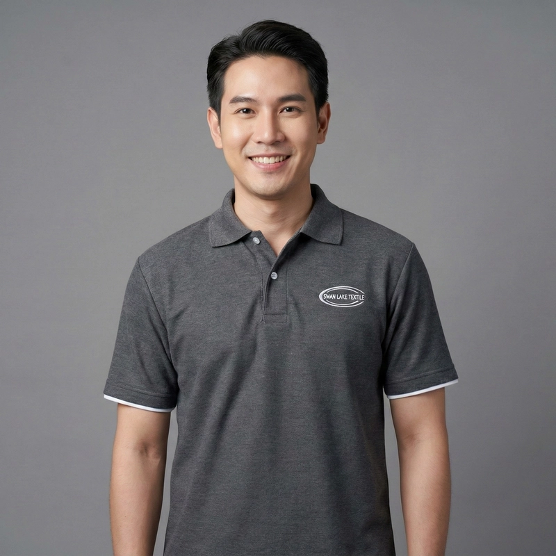 เสื้อโปโลพนักงานปกเสื้อโปโลสีพื้น